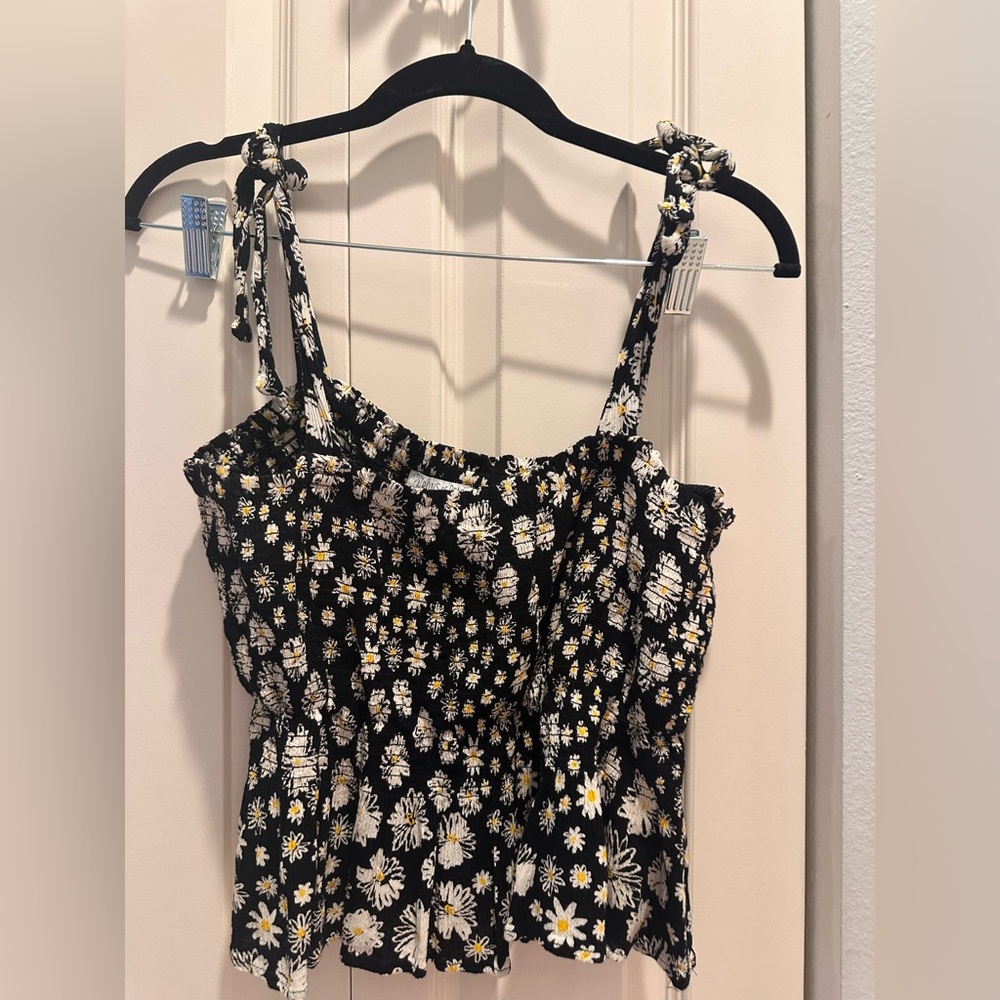 Patrons of Peace Black and White Floral Dress